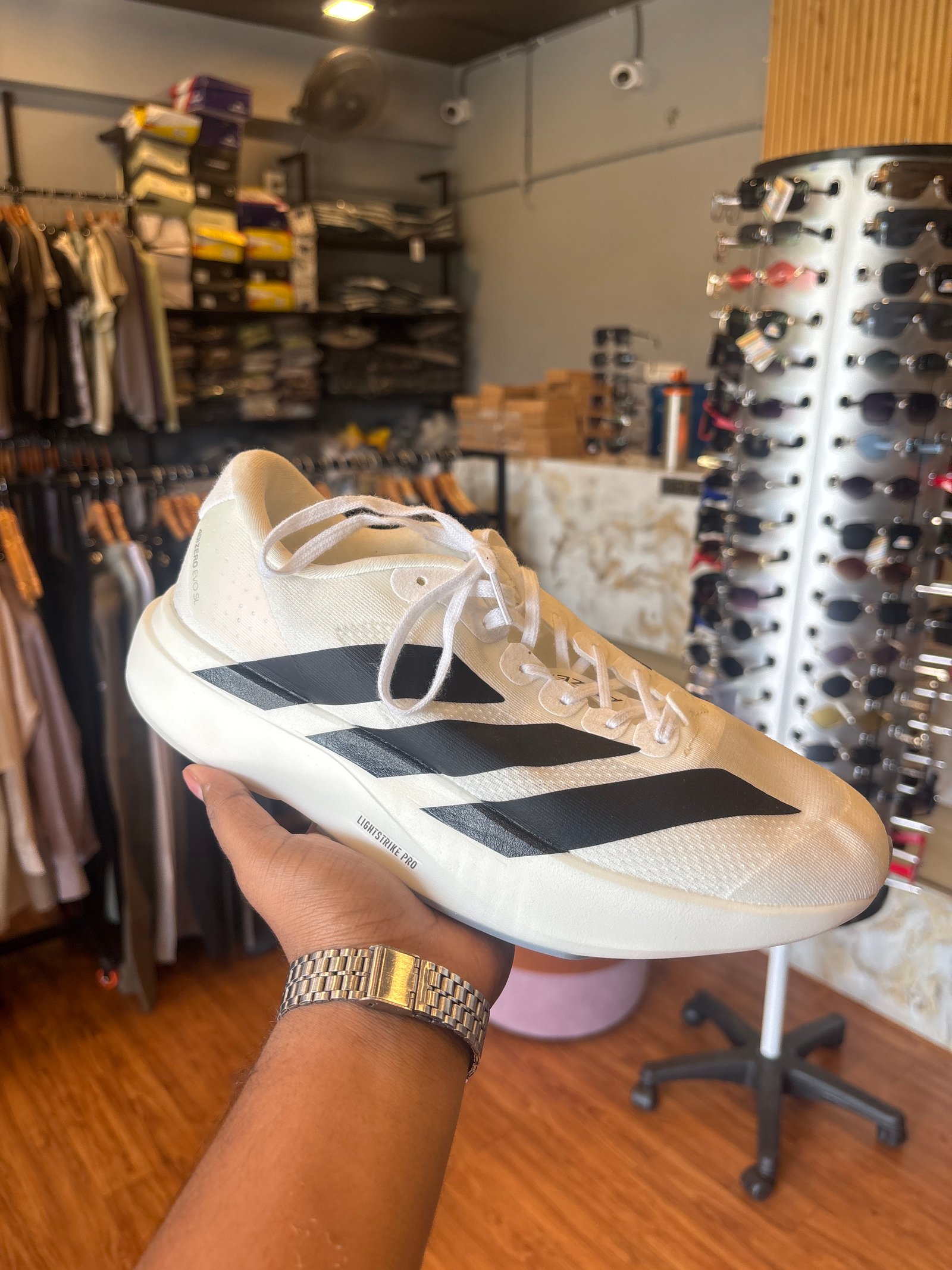 Adidas Ultraboost Lightstrike Pro White Black Running Shoes