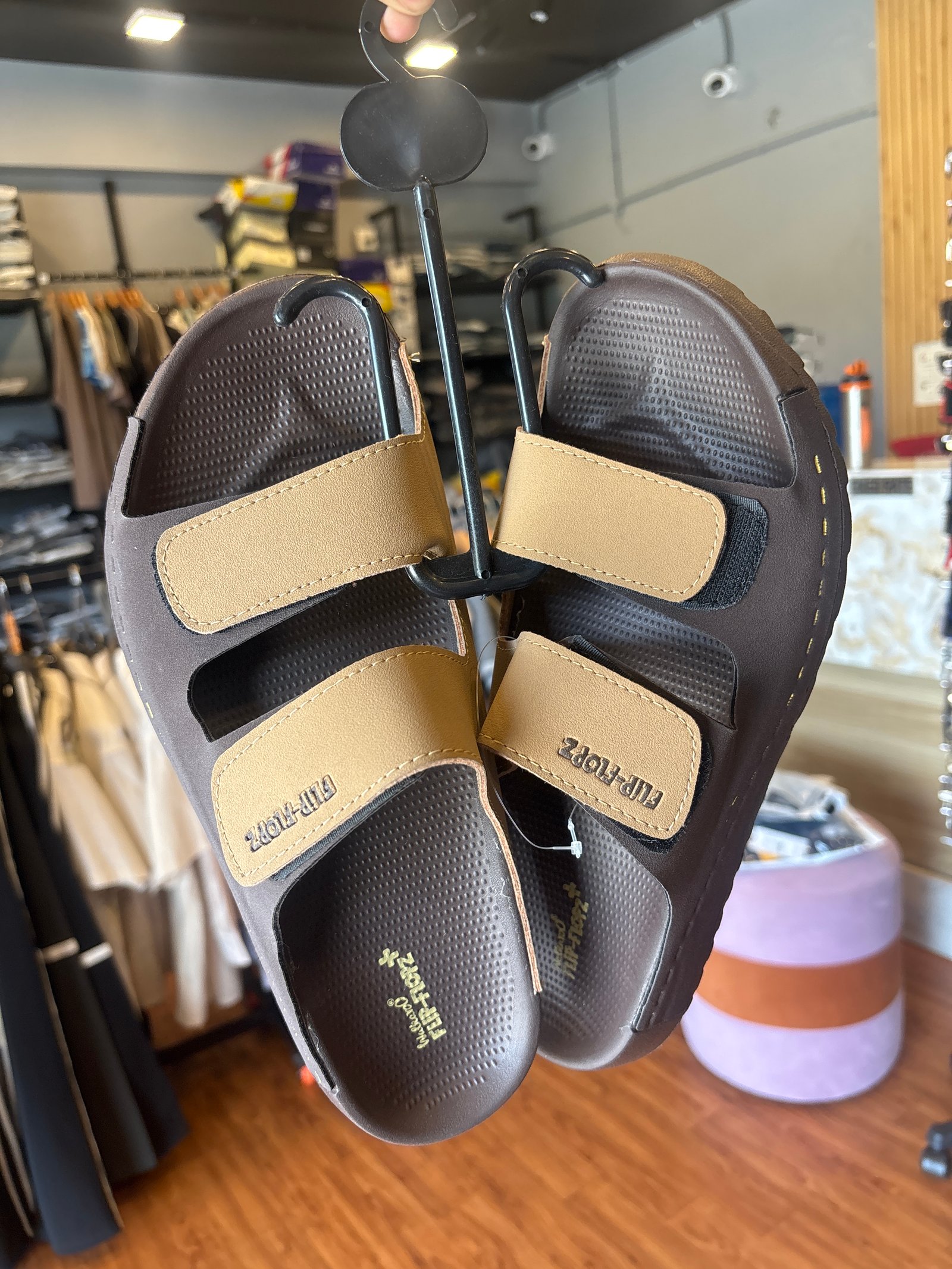 Flip Flop Sandals for Men in Brown Color