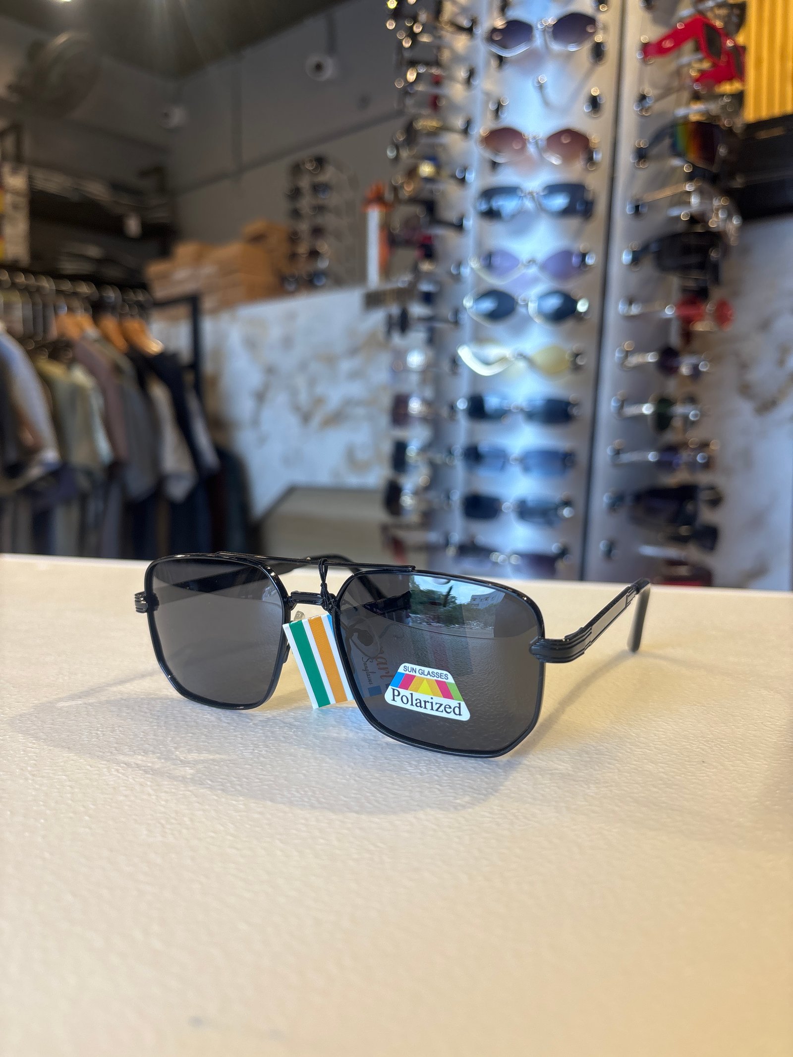 Polarized Black Sunglasses for Men
