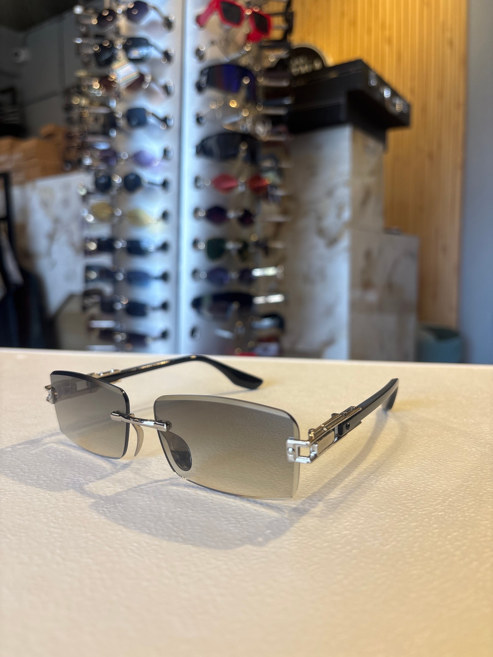 Silver Aviator Sunglasses for Men