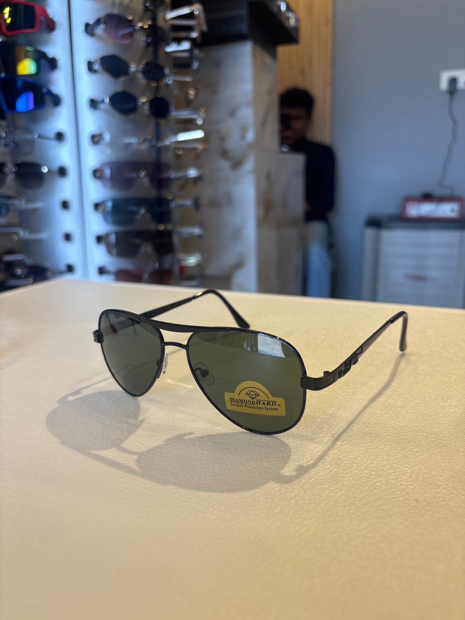 Diamond Hard Aviator Sunglasses for Men